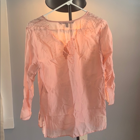 Frock top with Embroidery and bling - Picture 2 of 5